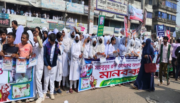 প্রধান শিক্ষক 'দুর্নীতিবাজ', অপসারণ দাবিতে শিক্ষার্থীদের বিক্ষোভ