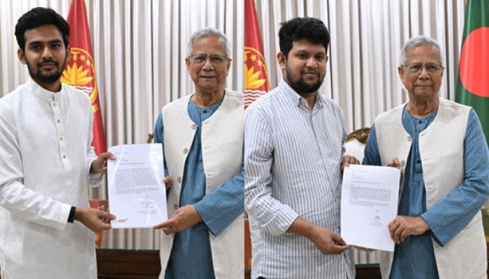 প্রধান উপদেষ্টা আসিফ-মাহফুজের পদত্যাগ পত্র গ্রহণ করেছেন