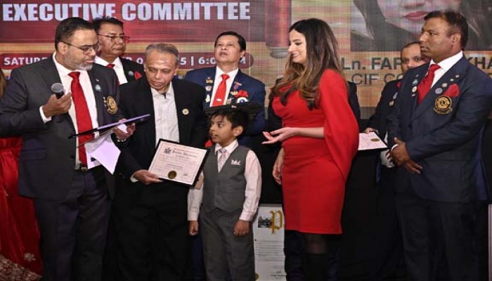 ​লাগডিয়া বলরুমে নিউইয়র্ক নিউ হরাইজন লায়ন্স ক্লাবের নবনির্বাচিত কমিটির জাঁকজমকপূর্ণ ও বর্ণাঢ্য অভিষেক অনুষ্ঠান সম্পন্ন