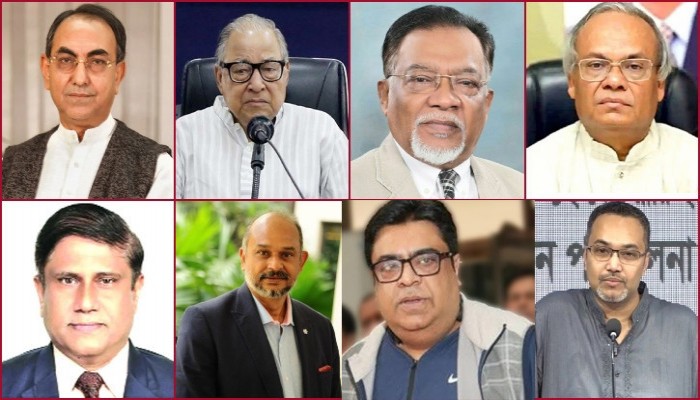 ৮ উপদেষ্টার দপ্তর বণ্টন, কে পেলেন কোন দায়িত্ব